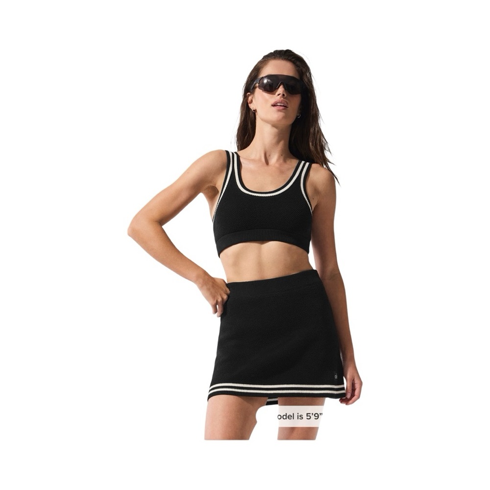ALO Yoga Tennis Club Knit Bra NWT